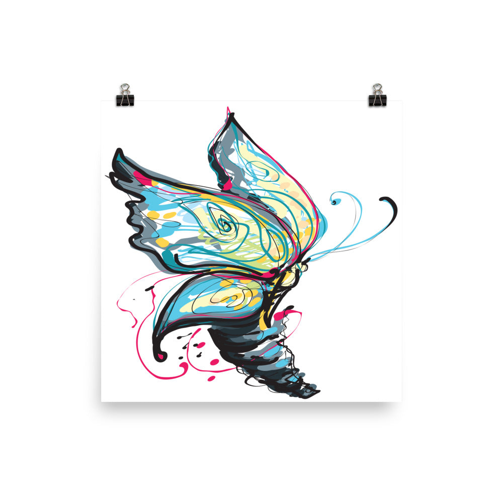 Meant to Fly Poster (Butterfly)