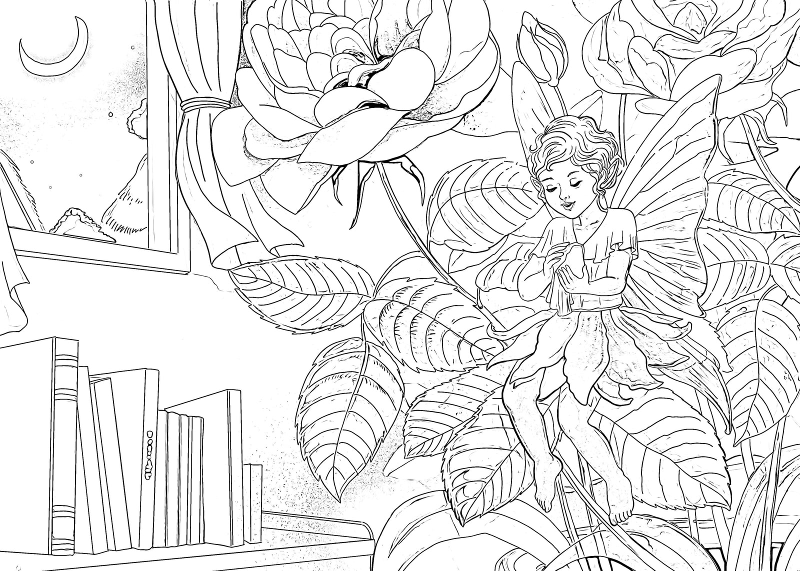 The Tale of Pearly White: A Coloring and Activity Book